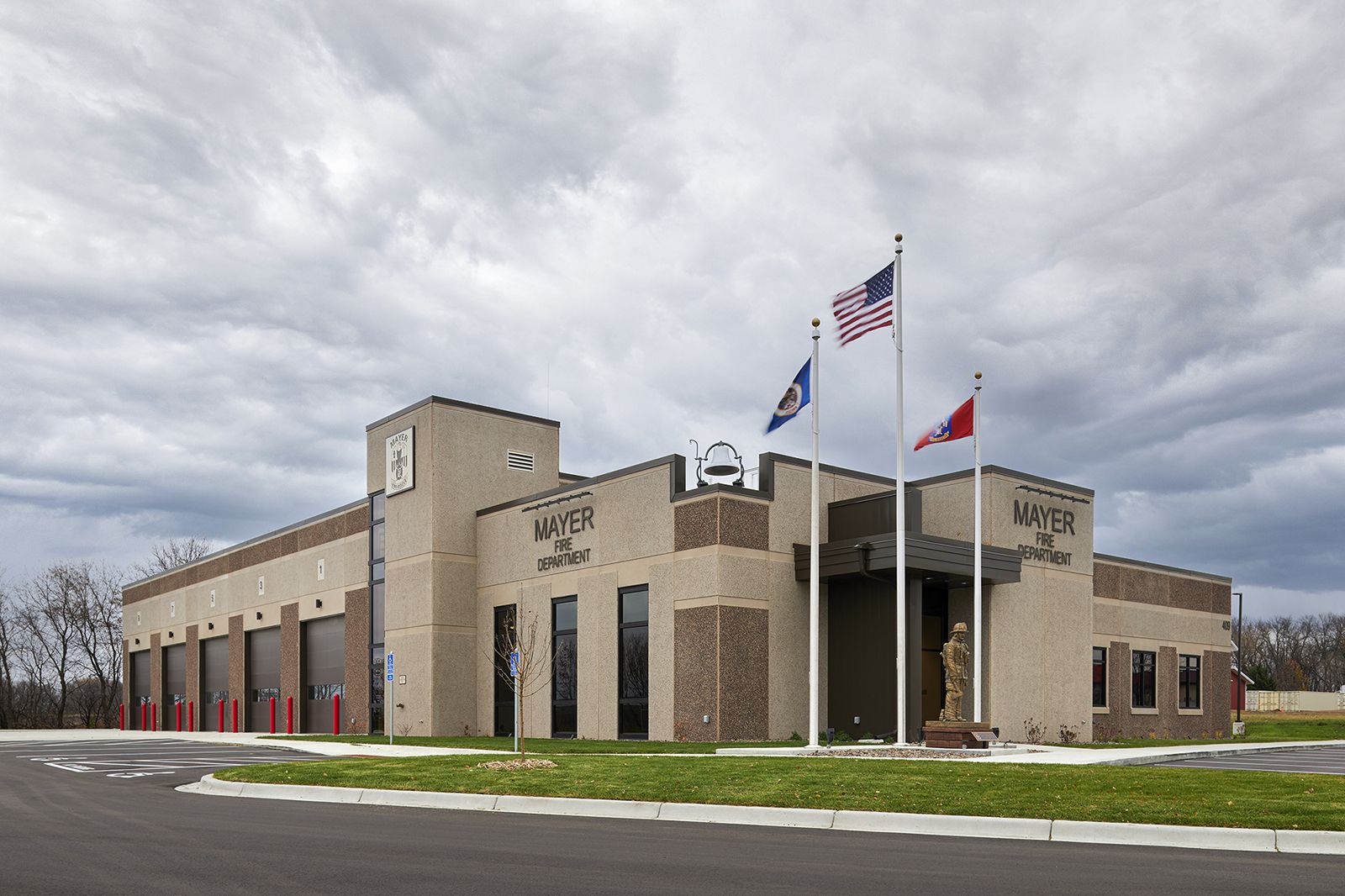 Mayer Fire Station Building, Designed by Brunton Architects and Engineers
