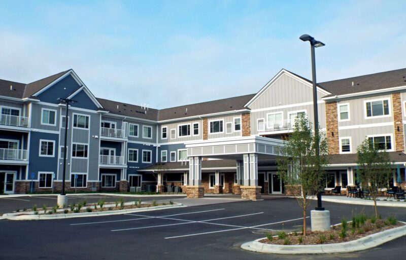 Havenwood Senior Living Outside view of front of building