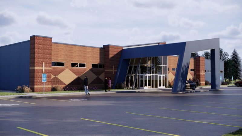 exterior building view of Red Lake Nation Alternative Care Wellness Center